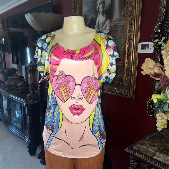 💙♥️💙 BUNDLE 💙 Chico’s blouse 3/4 sleeve and love J blouse short sleeve. - Picture 13 of 16